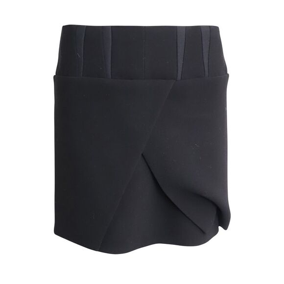 Balenciaga Mini Skirt in Black Acetate